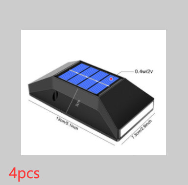 Solis Step Light – 6LED Solar Staircase Wall Lamp