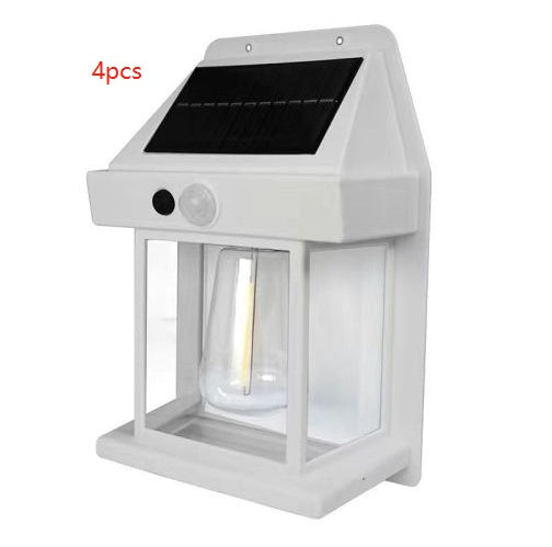Solis Vintage Glow – Solar Tungsten Garden Wall Lamp