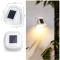 Solara Vintage Wall Light – Solar Garden Ambient Lamp