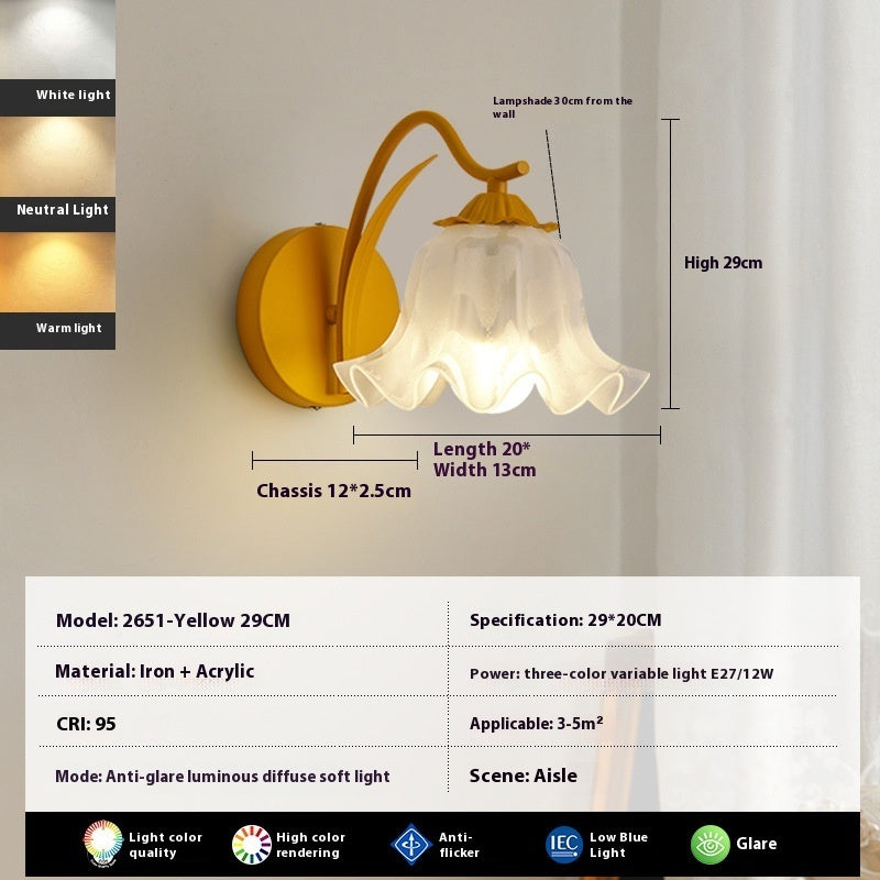 Roselle Floral Wall Lamp – Soft Ambient Bloom Light