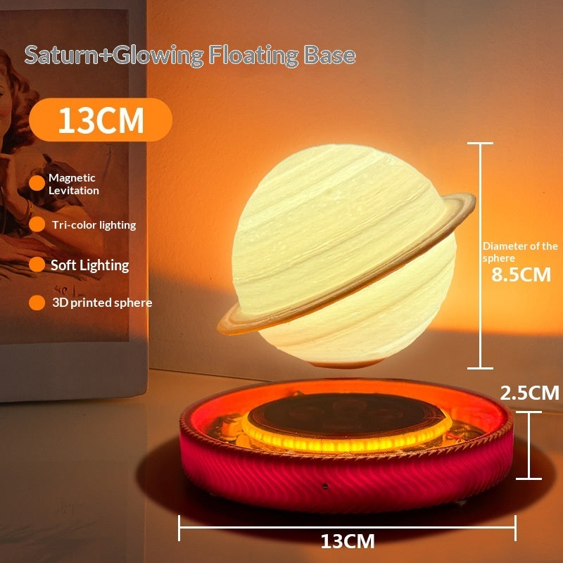 Orbitra Levitation Lamp – Floating Moon & Saturn Light