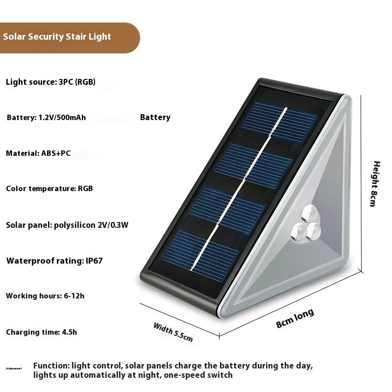 StepSafe Solar Light – Waterproof Outdoor Stair Lamp