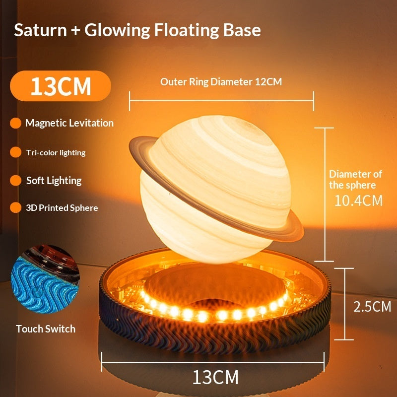 Orbitra Levitation Lamp – Floating Moon & Saturn Light