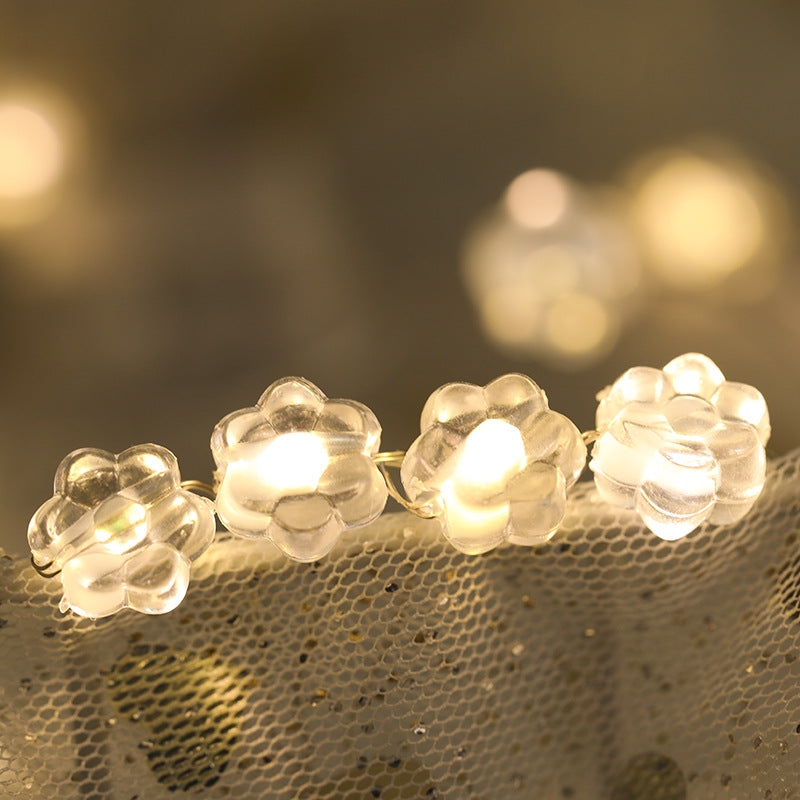 Stellora Star & Bloom LED String Lights – Soft Ambient Glow