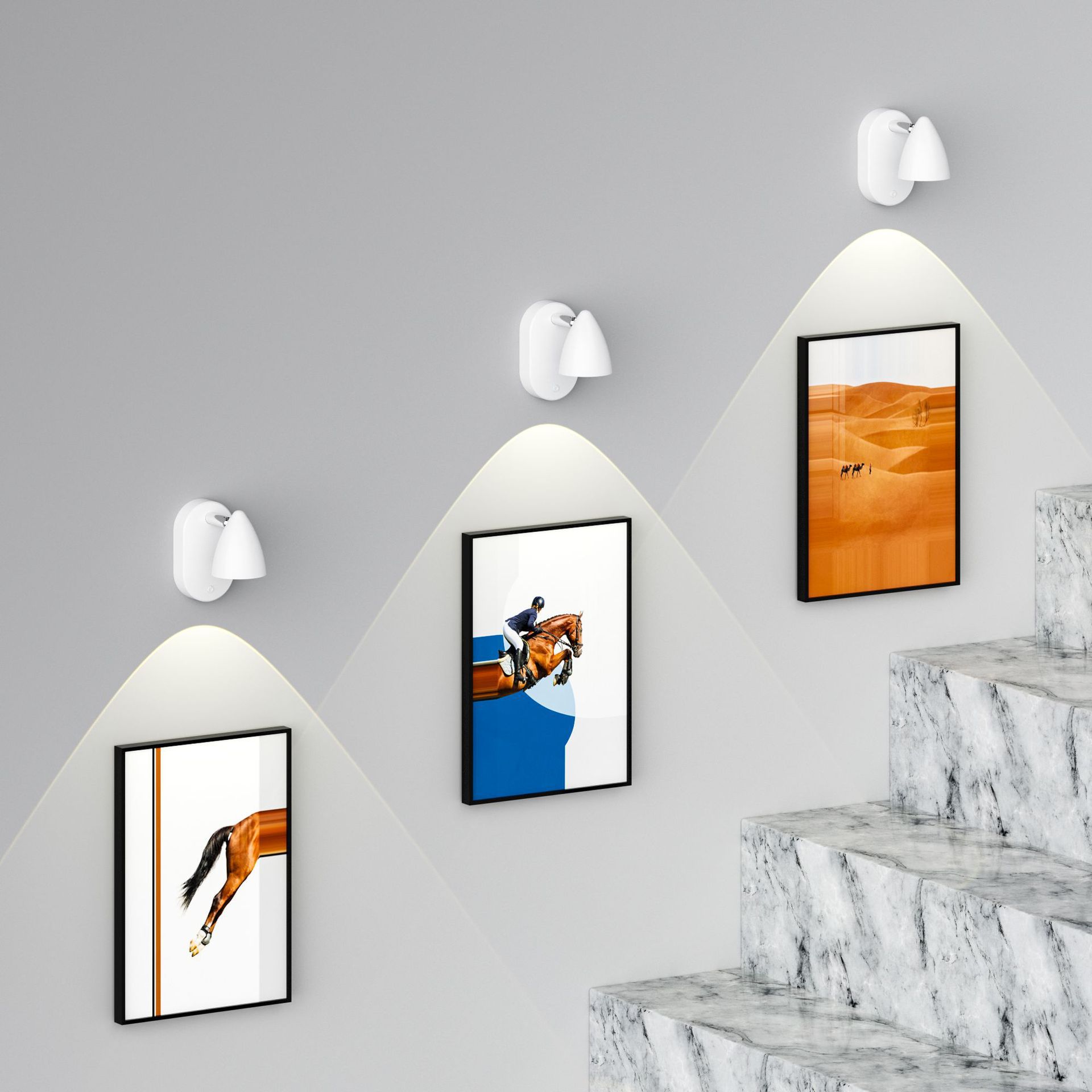 Auralux Showcase Wall Lamp – Smart Ambient Display Light