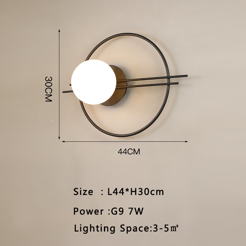 Aurelia Glass Wall Lamp – Modern Luxury Ambient Light