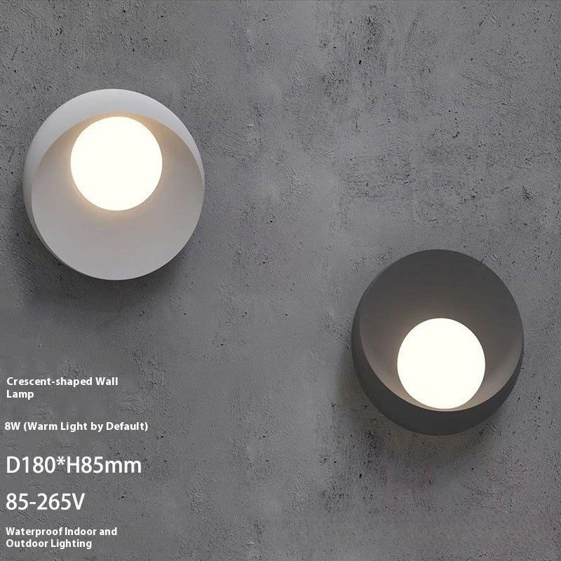 Lunex Sphere Wall Light – Minimal Outdoor Glow
