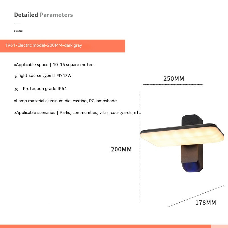 Nordic Sense Wall Light – Solar Motion Outdoor Lamp