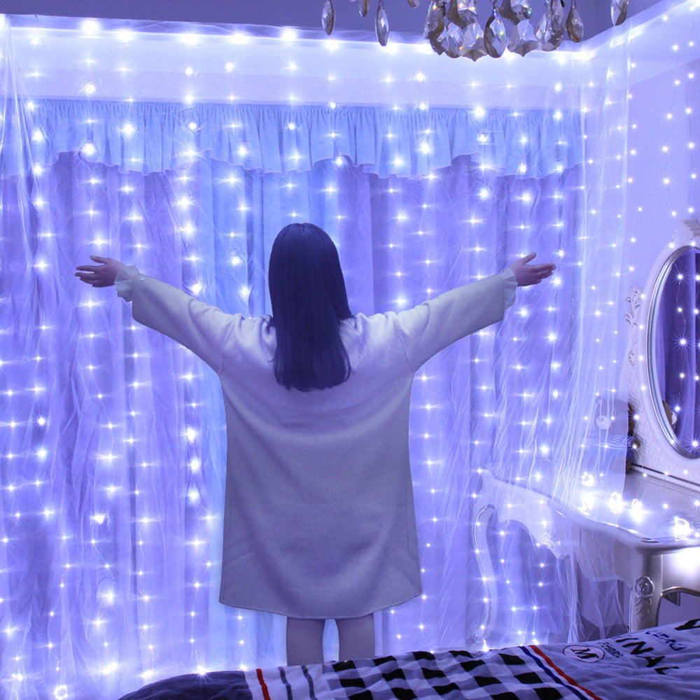 DreamCurtain Fairy Lights – USB Remote Curtain String Light