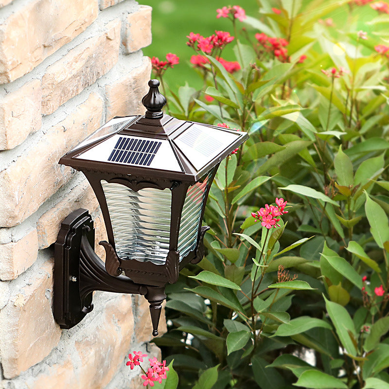 Solis Luxe Wall Lamp – Solar Outdoor Statement Light