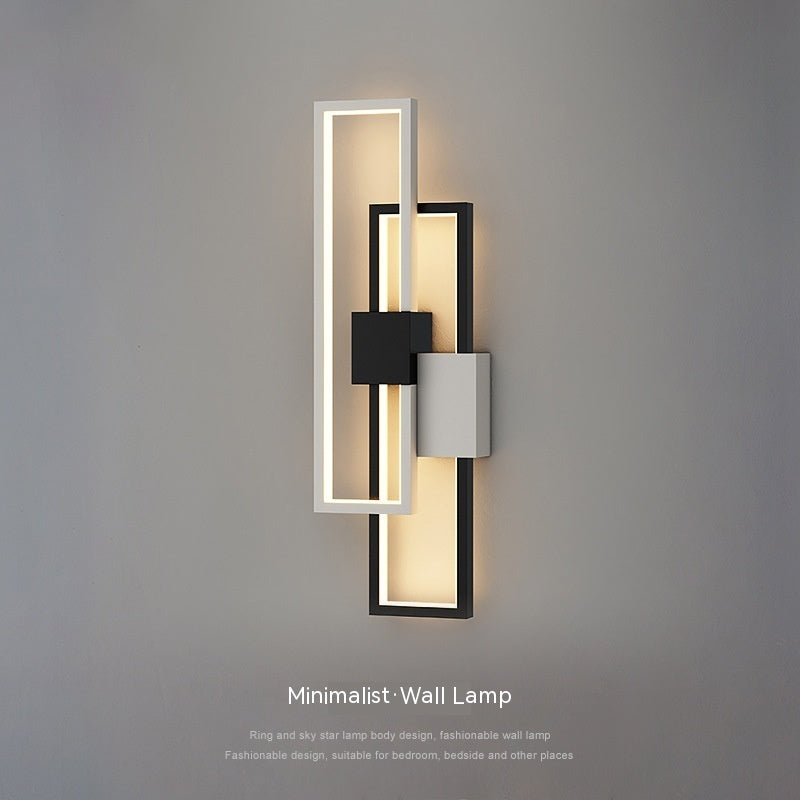 Nordic Arc Wall Lamp – Minimal Ambient Bedside Light