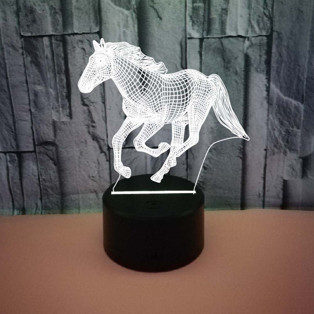 DreamGlow 3D Night Lamp – Touch Decorative Animal Light
