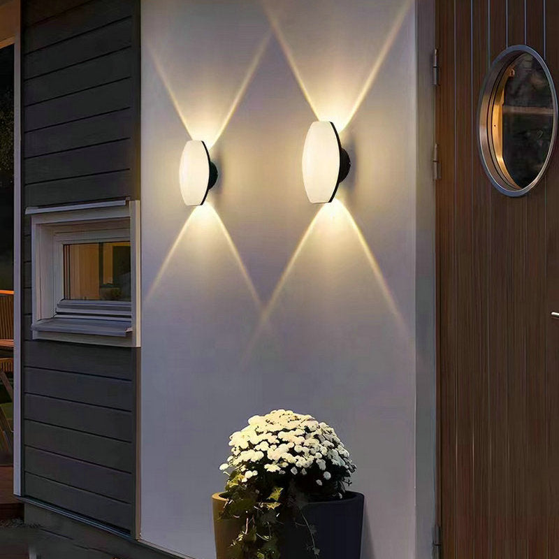 Aurora Courtyard Wall Lamp – Outdoor Warm Ambient Light