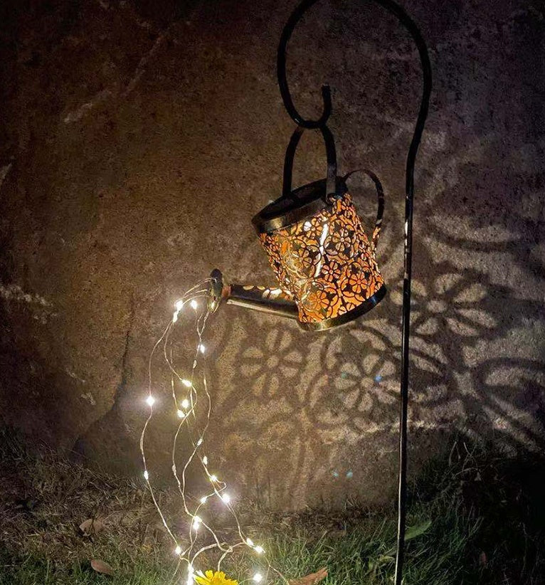 Starlume Watering Can Light – Enchanted Garden Solar Decor