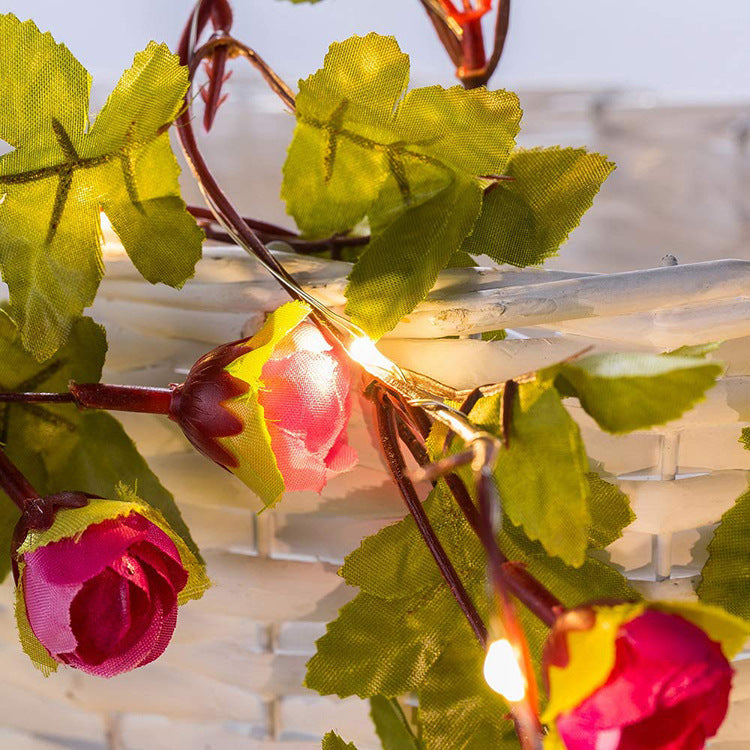 Florielle Floral LED Garland Lights – Soft Romantic Glow