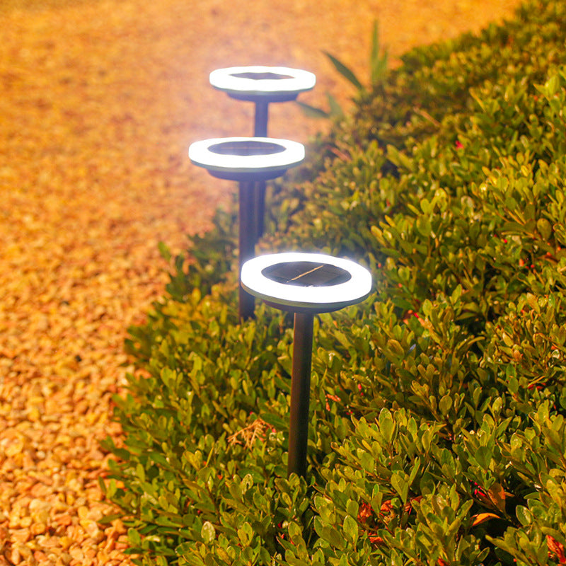 SpinGlow Solar Lawn Light – Rotating Outdoor Garden Lamp