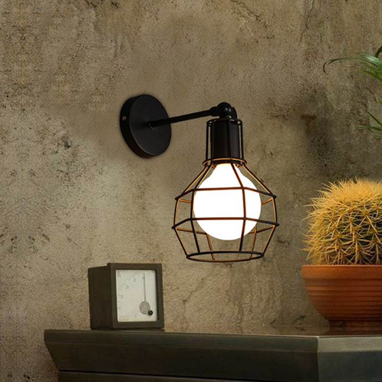 ForgeVintage Wall Lamp – Industrial Iron Sconce