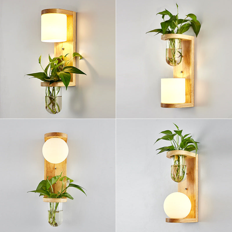 Arboré Wooden Wall Lamp – Minimal Natural Glow