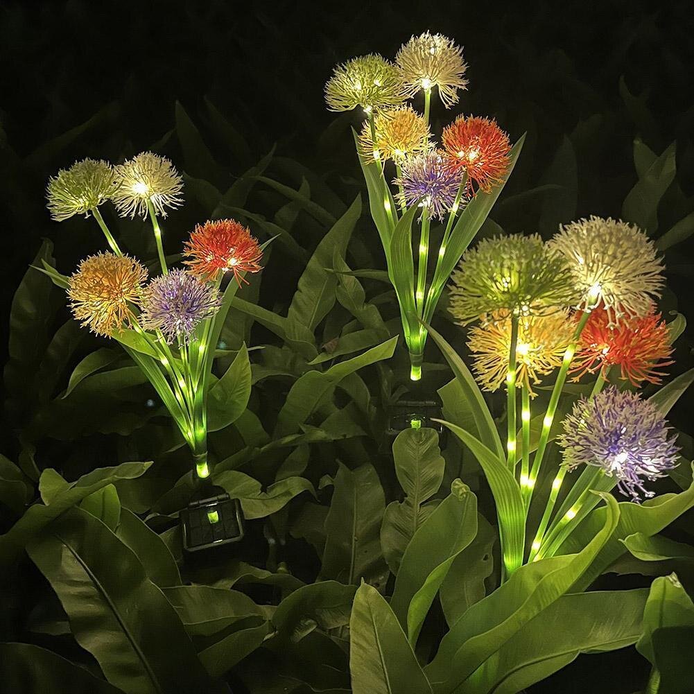 BloomGlow Solar Lawn Lamp – Garden Flower Decorative Light