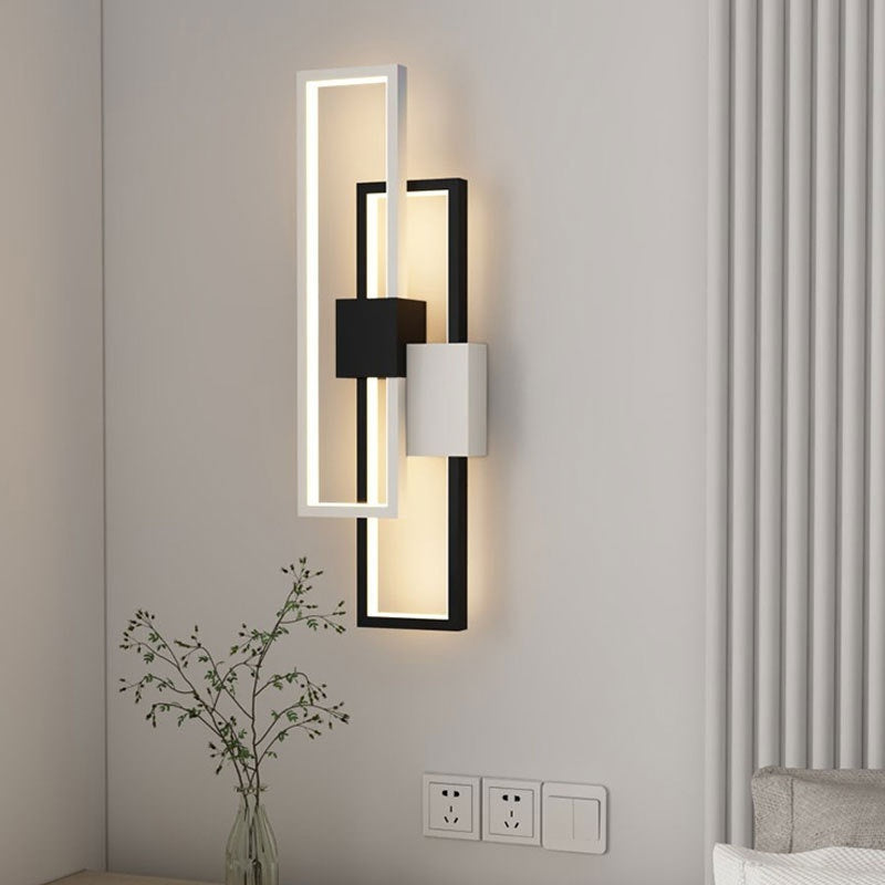 Nordic Arc Wall Lamp – Minimal Ambient Bedside Light
