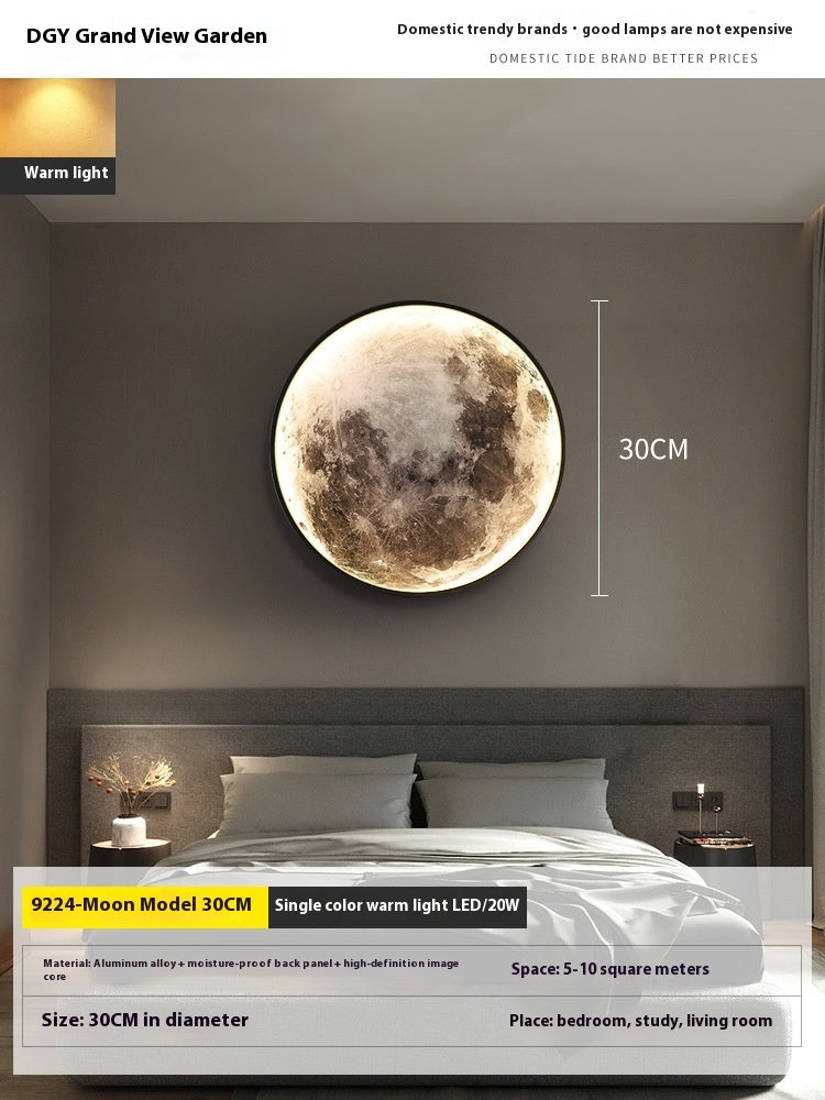 Orbis Celestial Wall Lamp – Earth & Moon Ambient Light