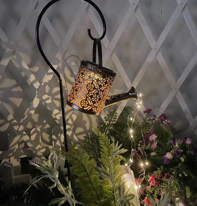 Starlume Watering Can Light – Enchanted Garden Solar Decor