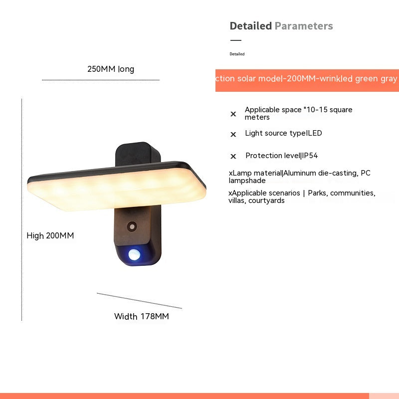 Nordic Sense Wall Light – Solar Motion Outdoor Lamp