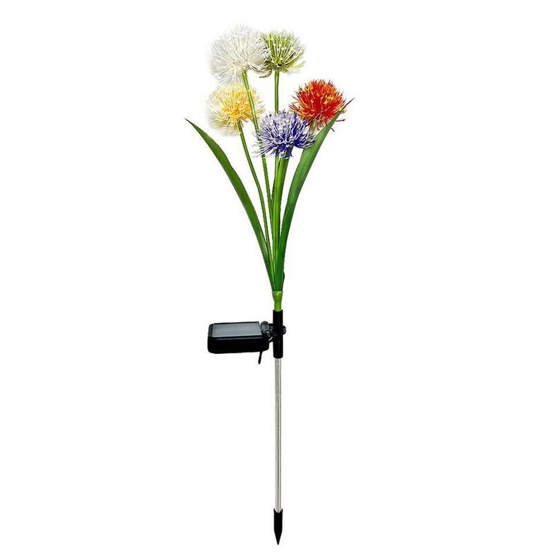 BloomGlow Solar Lawn Lamp – Garden Flower Decorative Light