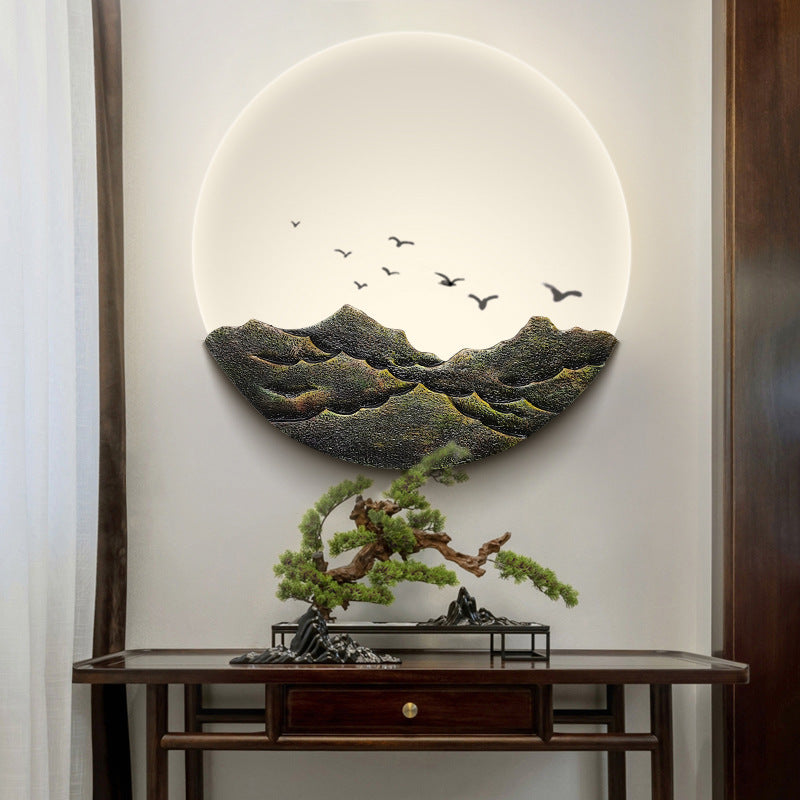 ZenMountain Wall Lamp – Chinese Style LED Light