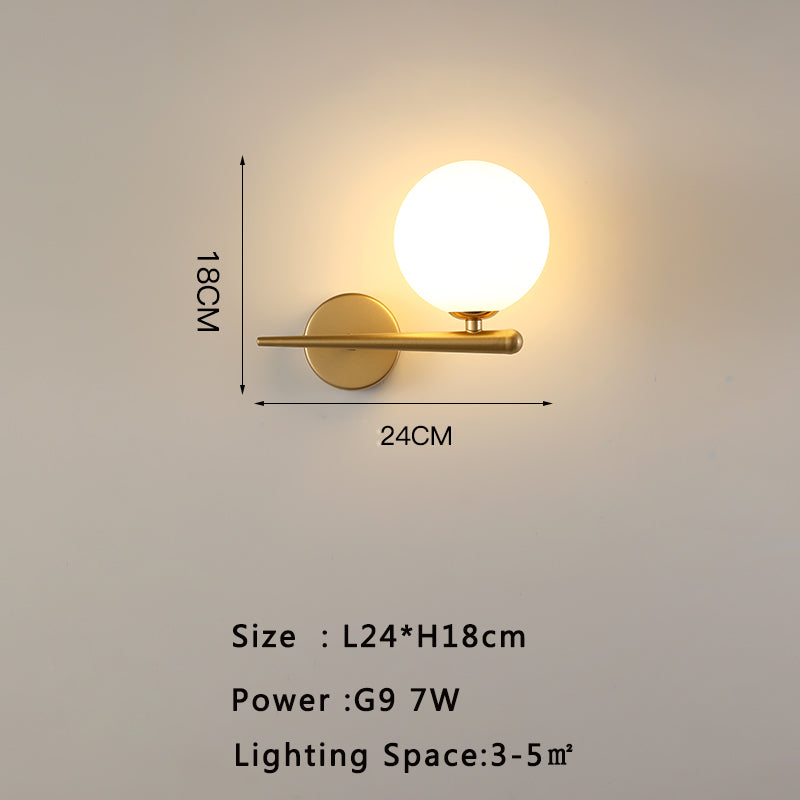 Aurelia Glass Wall Lamp – Modern Luxury Ambient Light