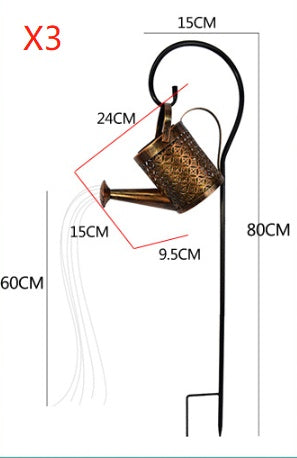 Starlume Watering Can Light – Enchanted Garden Solar Decor