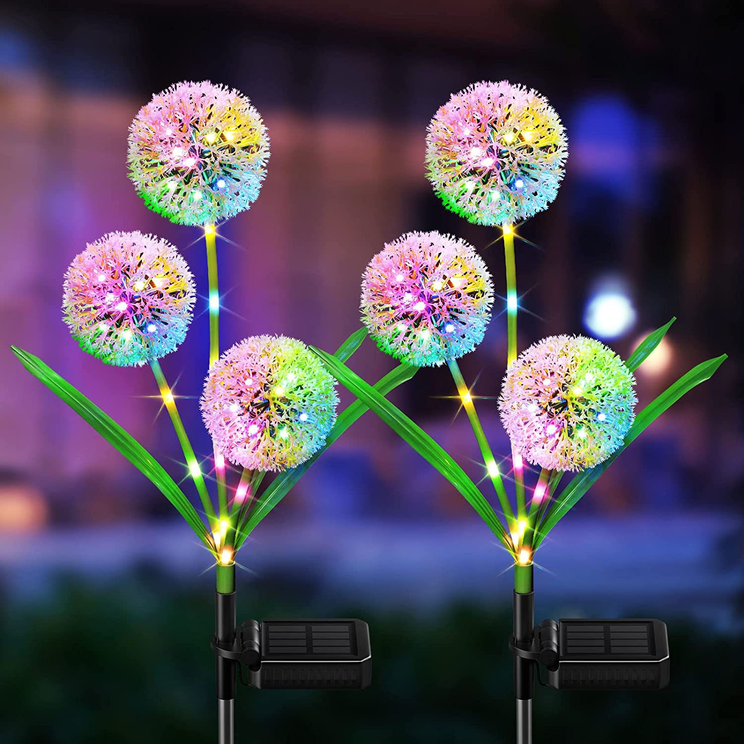 BloomGlow Solar Lawn Lamp – Garden Flower Decorative Light