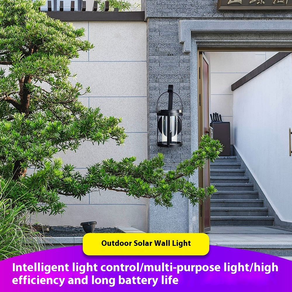 Solis Portable Lantern – Solar Outdoor Decorative Wall Lamp
