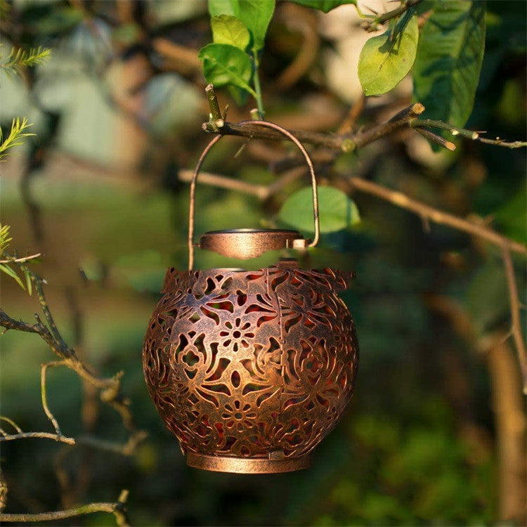 VintageGlow Solar Lantern – Outdoor Hanging Garden Light