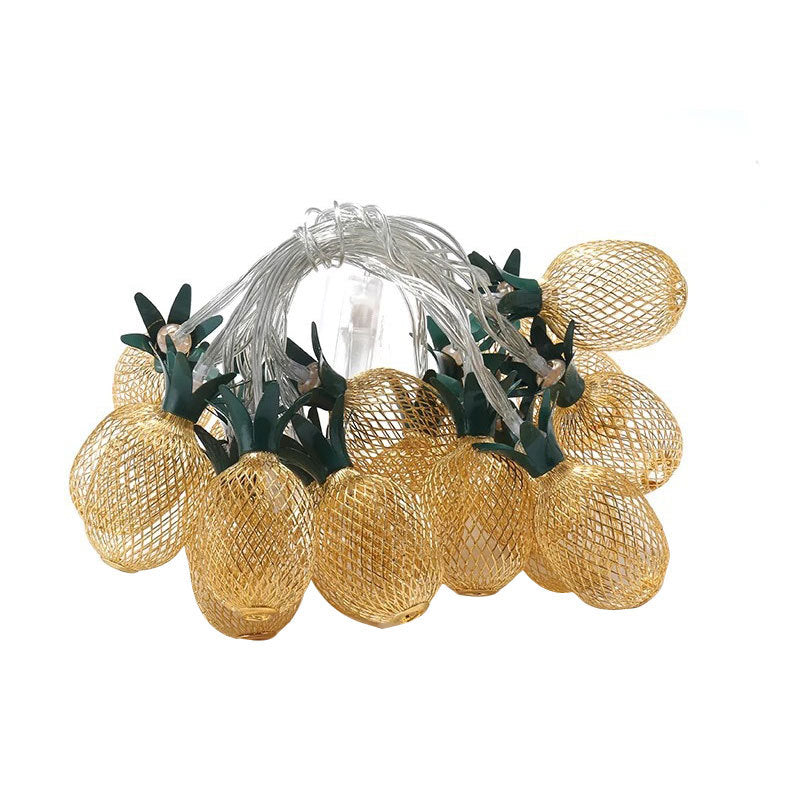 Ananas Iron LED String Lights – Warm Ambient Glow