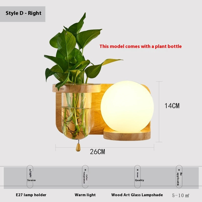 Arboré Wooden Wall Lamp – Minimal Natural Glow