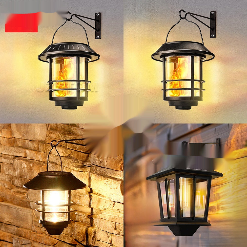 Solis Vintage Wall Lamp – Solar Outdoor Retro Light