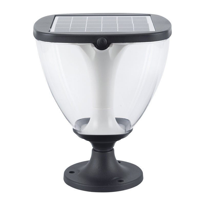 CourtyardSense Solar Wall Lamp – Smart Outdoor LED Light