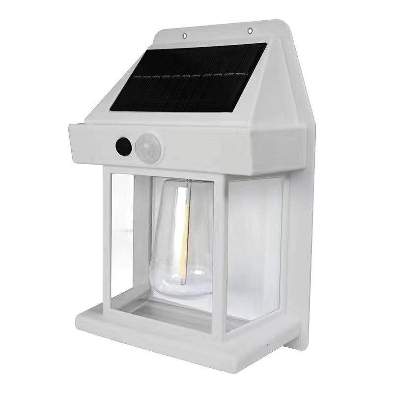 Solis Vintage Glow – Solar Tungsten Garden Wall Lamp