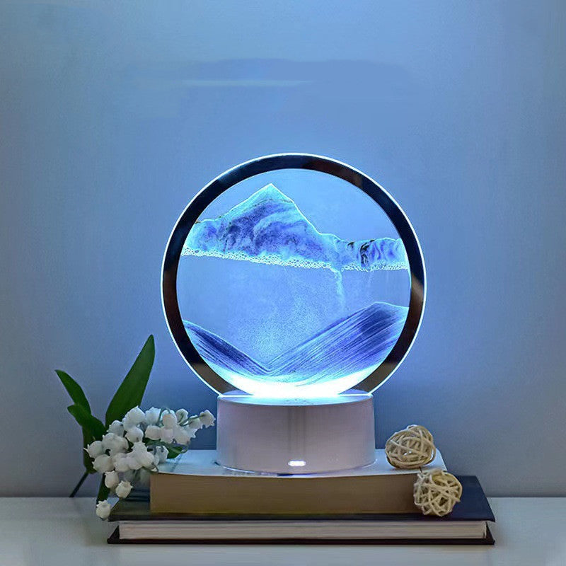 SandFlow 3D Lamp – Quicksand Ambient Table Light