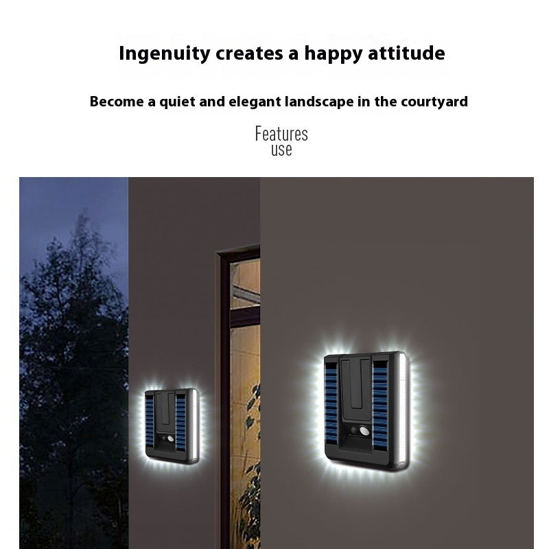 FlexBeam Solar Lamp – Foldable Motion Sensor Wall Light