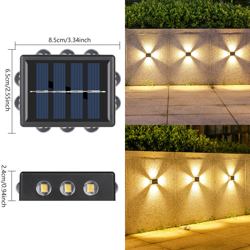 GlowLine Solar Wall Light – Outdoor LED Ambient Lamp
