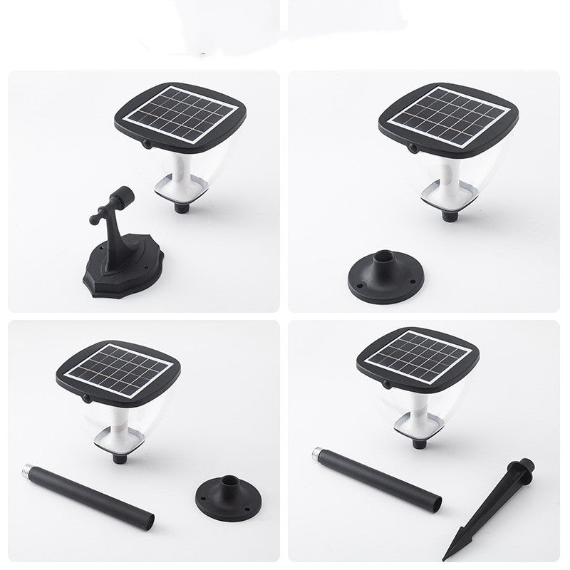 CourtyardSense Solar Wall Lamp – Smart Outdoor LED Light