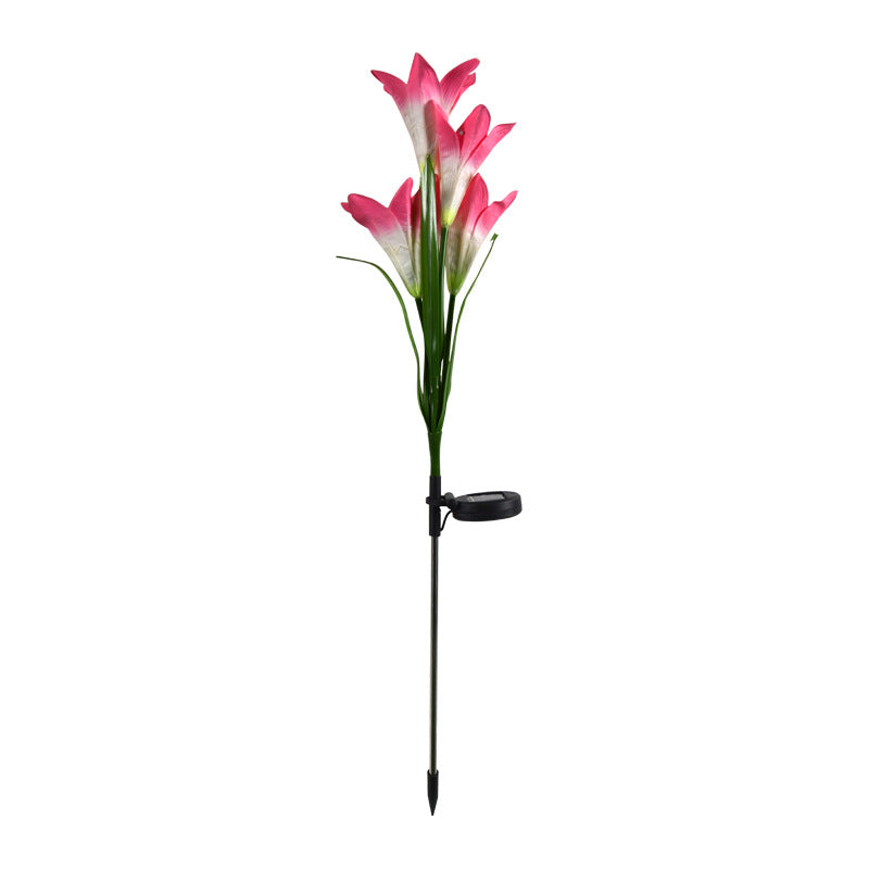 LilyGlow Solar Lantern – Outdoor Flower Garden Light