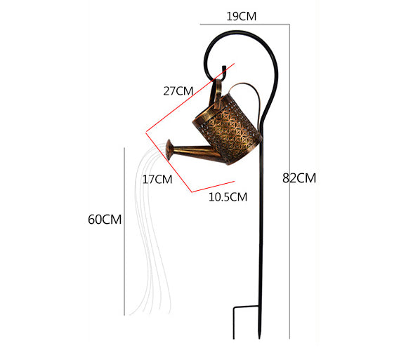 Starlume Watering Can Light – Enchanted Garden Solar Decor