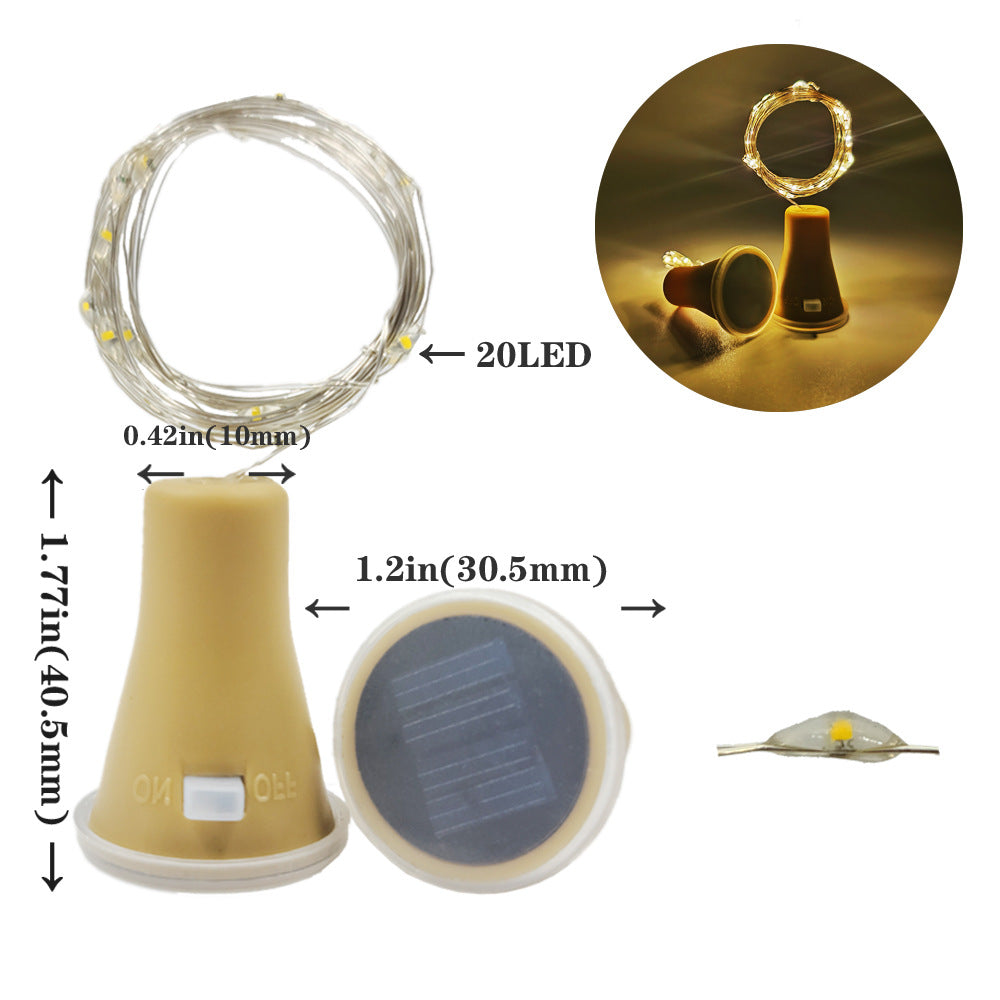 Solvéra Bottle LED Lights – Solar Ambient Glow String