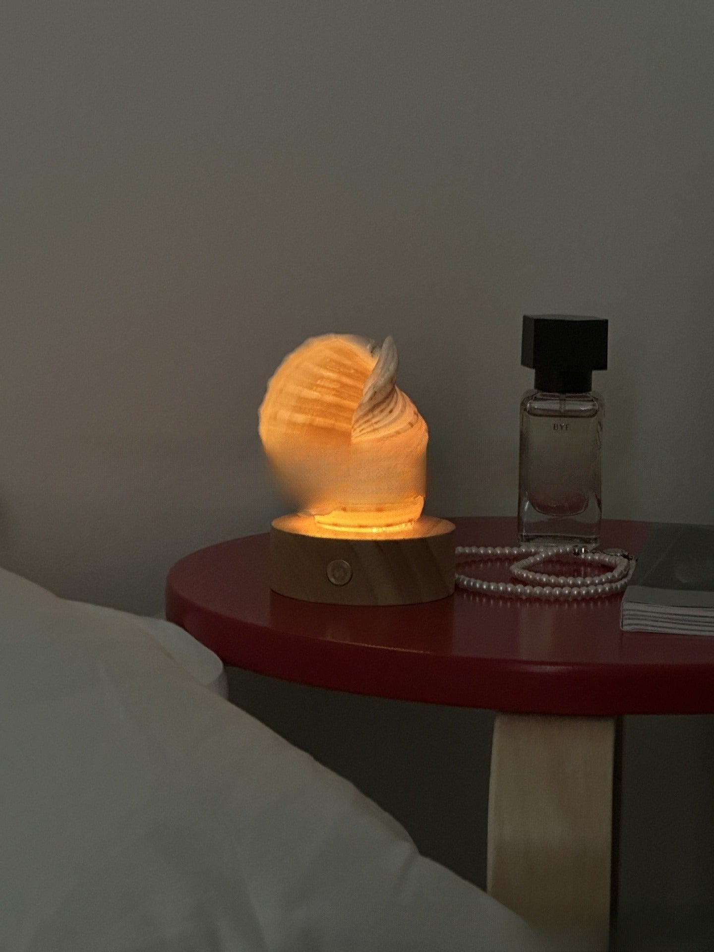 PearlShell Night Lamp – Natural Conch Ambient Light