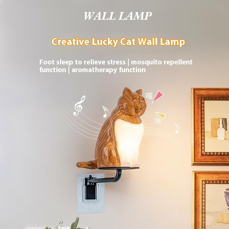Felora Cat Wall Lamp – Minimal Ambient Night Light