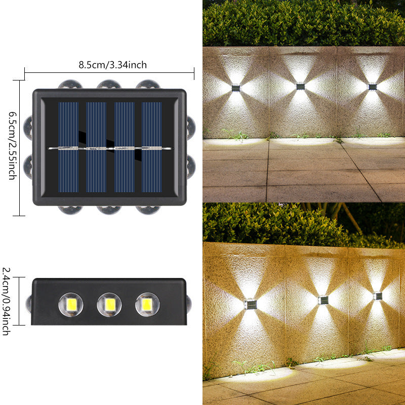 GlowLine Solar Wall Light – Outdoor LED Ambient Lamp