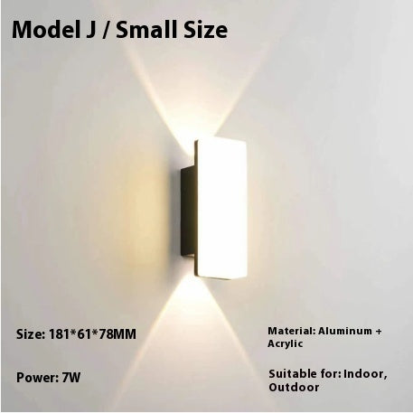 Aurora Courtyard Wall Lamp – Outdoor Warm Ambient Light